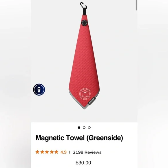 Ghost Golf Magnetic Towel, Brand new! - Picture 3 of 3